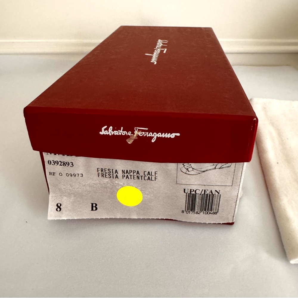 Salvatore Ferragamo Dust Bag and Shoe Box Empty for Storage Dustbag Red - Picture 4 of 4